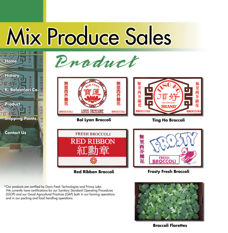 Mix Produce - Distributor of fresh fruits and vegetables from the US and Mexico